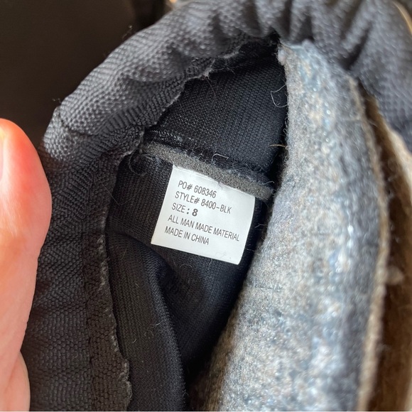 Alpine Design Black Men’s Black Waterproof Insulated Snow Boots Size 8 - Picture 7 of 9